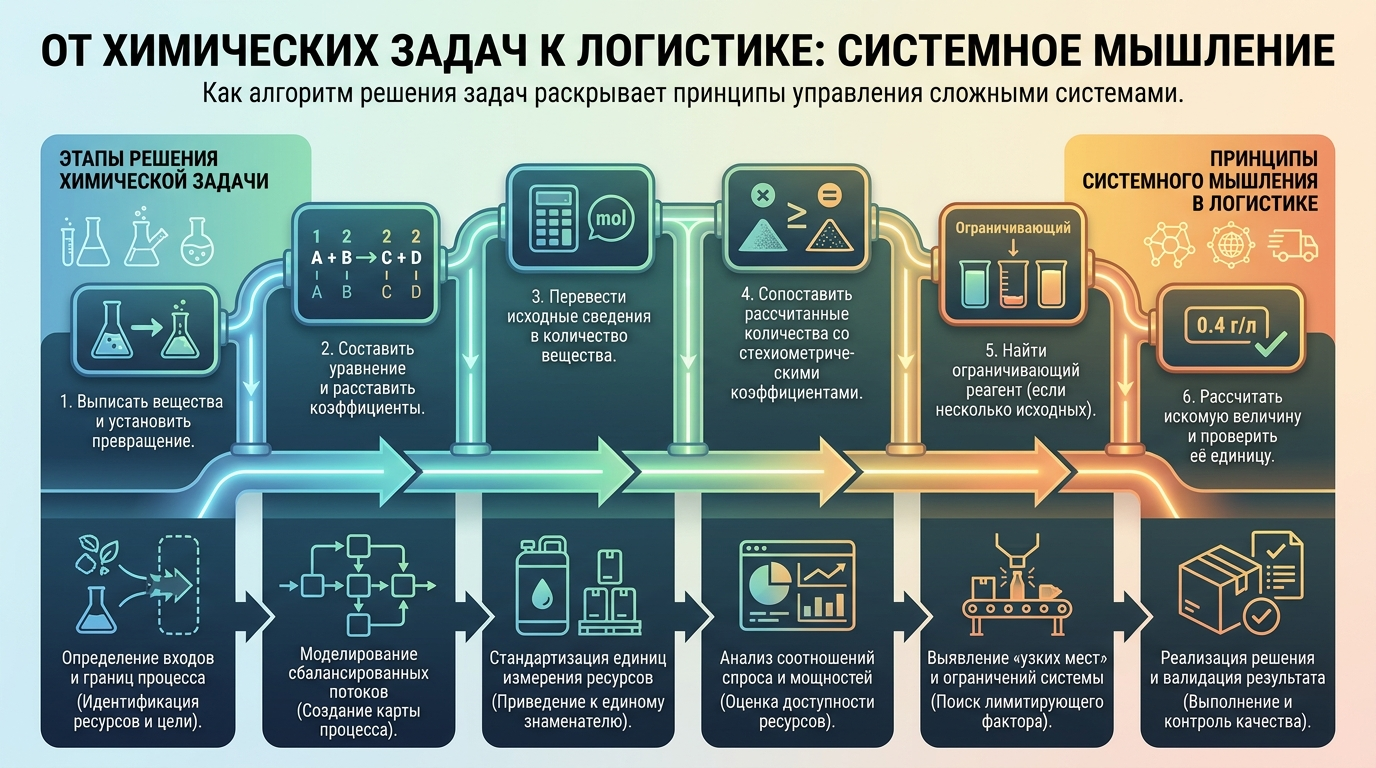От химических задач к логистике
